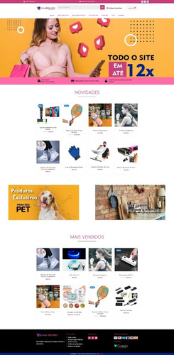 Site Loja Pronto 2 Nichos