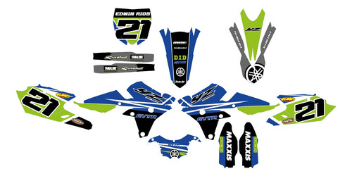Calcas, Stickers , Calcomanias Yamaha Yzf 250 2010-2013