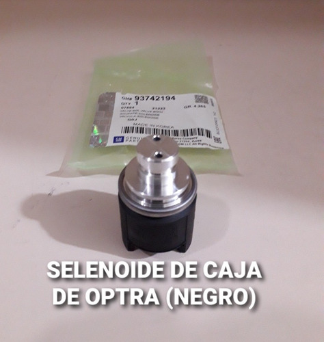 Selenoide De Caja De Optra (negro) Original Gm 