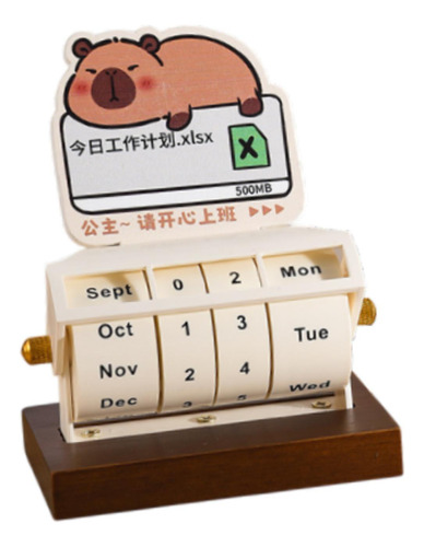Calendario De Escritorio Con Ruedas, Calendario De De Pie,