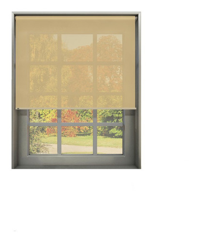 Imagen 1 de 10 de Cortina Roller Sun Screen 6% Beige 1,50 X 2,20