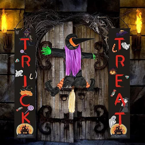 . Colgante Decorativo De Halloween Que Se Estrella Contra