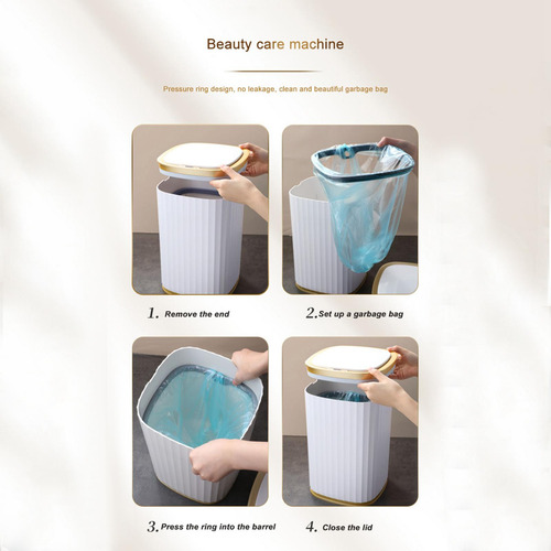 Cubo De Basura Automático Con Tapa Cubos De Basura Cubo De