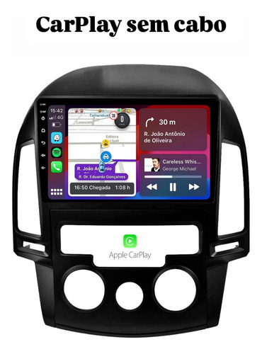 Central Multimídia I30 Ar Analógico 2009/2012 Carplay Tela 9