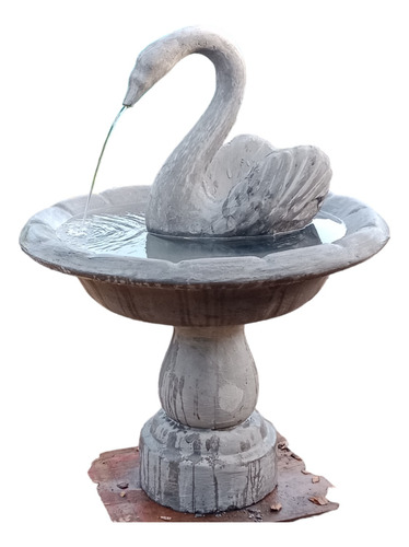 Fuente De Agua Cisne  Hormigón 130cm X 80cm