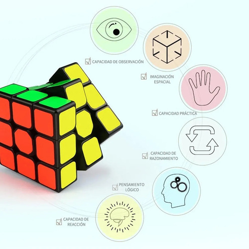. Cubo 3x3 Profesional Fibra De Carbono Speed Cube