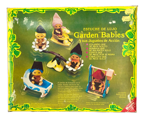 Ensueño Garden Babies Estuche De Lujo Nuevo 1970 Retromx (Usado)