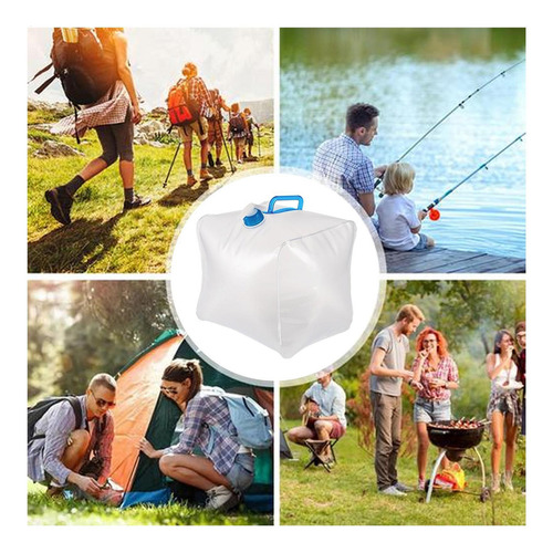 Contenedor De Agua Plegable De 10 Litros De Gran Capacidad,