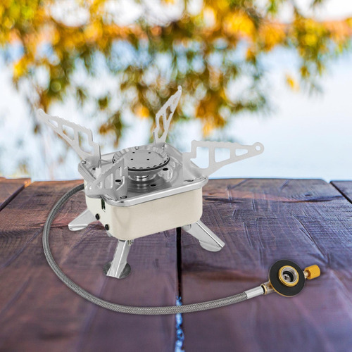 Miniquemador Portátil De Gas Para Acampar, Tubo A Tanque Pla