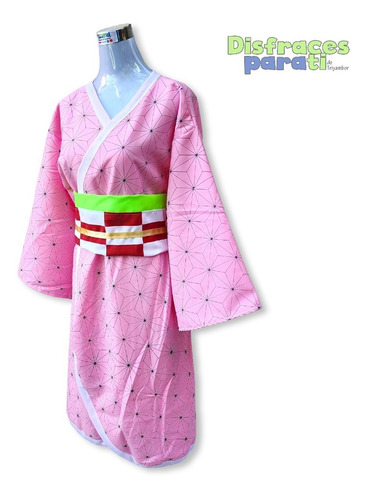Disfraz Nezuko Kamado  Kimono Cosplay Disfraces Parati