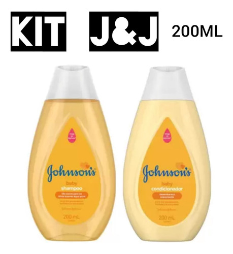 Kit Shampoo E Condicionador Johnsons Baby Regular 200ml