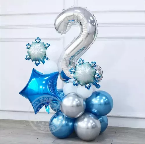 Juego De Globos Cumpleaños Frozen