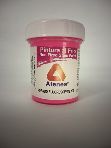 Pintura Al Frío Atenea Rosado Fluorescente 1pack 2unids