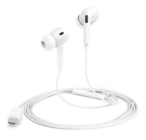 Audifonos In Ear Wired Tipo C Microlab Blanco