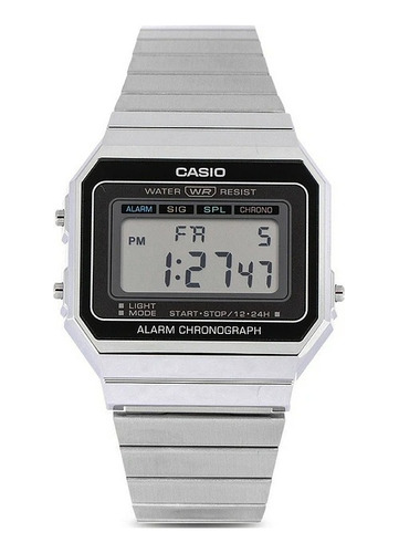 Reloj Casio A700w-1ad Vintage  Delgado Somos Tienda