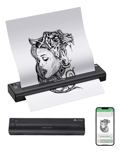 Mini Máquina Impresora De Transferencia De Tatuajes Usb