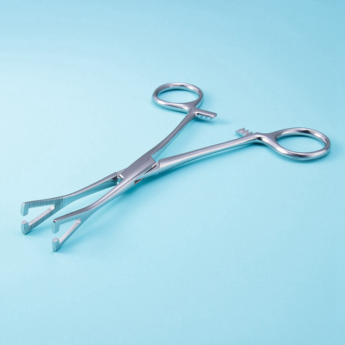 Pinza Para Piercing, 5 Pinzas Con Apertura Triangular, Acero