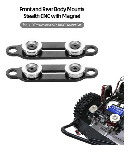 2pcs Shell Column Con Para 1:10 Rc Crawler Car Axial Scx10
