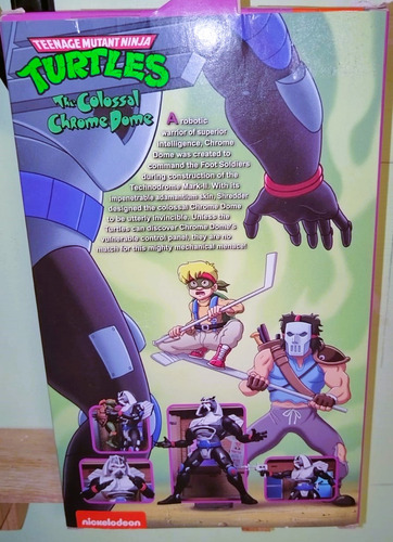 Tmnt Tortugas Ninja The Colossal Chrome Dome Neca (Usado)
