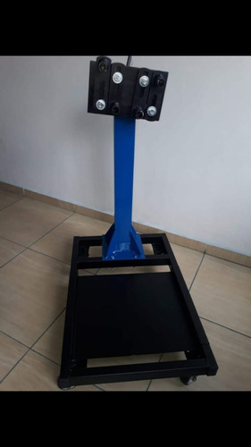 Imagem 4 de 4 de Suporte Cavalete Para Motores 4 E 6 Cilindros Móvel Lc 500kg