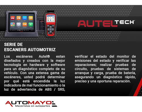 Autolink Al529 Autel Escáner Automotriz Actualizable Obd 2
