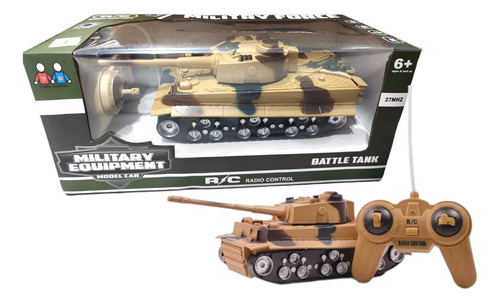 Tanque Militar A Radio Control Con Sonido A Pilas Diversion