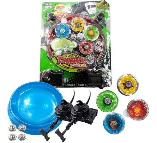 Beyblade 4 In 2 Com Luz + 4 Beyblade + 2 Lançadores Arena em Promoção na  Americanas