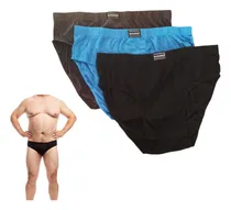Comprar Pack X3 Calzoncillos Slips Talla Grande Manystore
