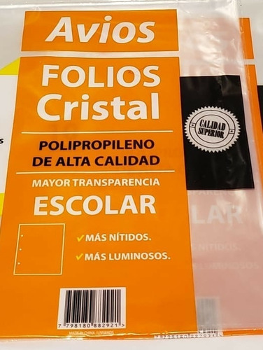 Repuesto Escolar N3 X10 Folios. Avios. X2