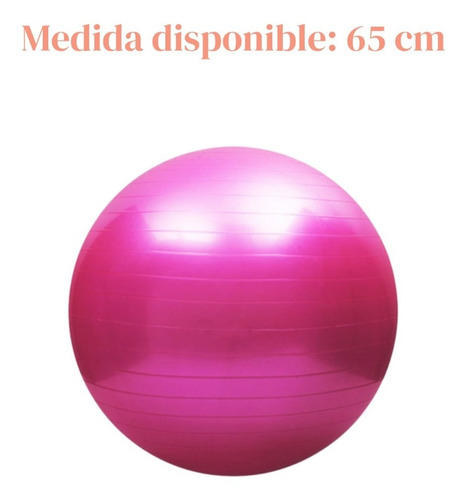 Imagen 2 de 9 de Pelota Balón Yoga Pilates Con Inflador