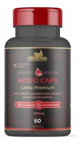 Morosil Moro Natural Alquimia Caps 500 mg 60 cápsulas Sabor S/Sabor