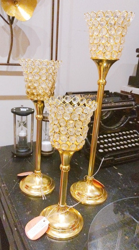 Imagen 2 de 2 de Porta Velas Set X 3