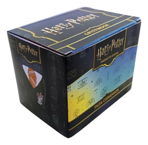 Taza Wizarding World Harry Potter Uniforme Gryffindor Negro