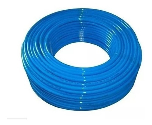 Tubo Pneumático De Poliuretano 10mm Azul Ar Comprimido 100m