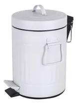 Comprar Cesto Tacho De Basura Residuos Pedal Acero Inoxidable 3lts B