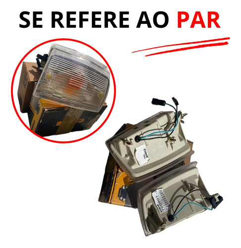 Lanterna Pisca Do Fiat Uno 1.5 1.6 R Até 90 Cibié - Par
