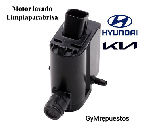 Motor Lavado Limpiaparabrisa Kia/hyundai Doble Salida.