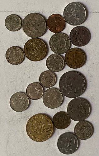 20 Monedas Paraguay Alemania Usa Brasil Bélgica Lote 904/7m