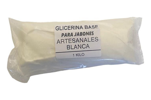 Base De Glicerina Para Jabon Blanca 1 Kg