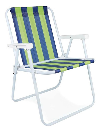 Cadeira Praia E Piscina Mor Sortidas Aço 2002 *promoção*