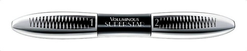 Máscara de pestañas L'Oréal Paris Voluminous Superstar 12.7ml color black brown