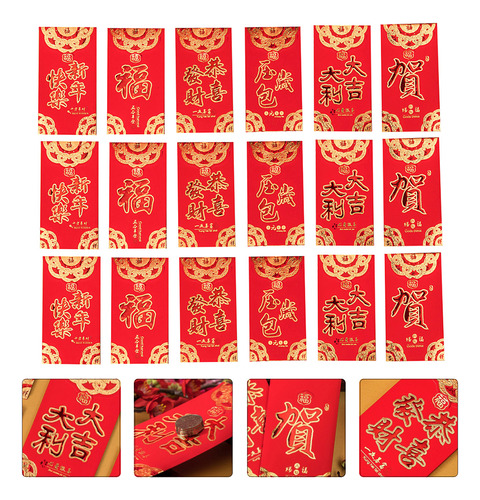Paquete Rojo Para Tarjetas De Regalo, Sobre Rojo, 30 Unidade