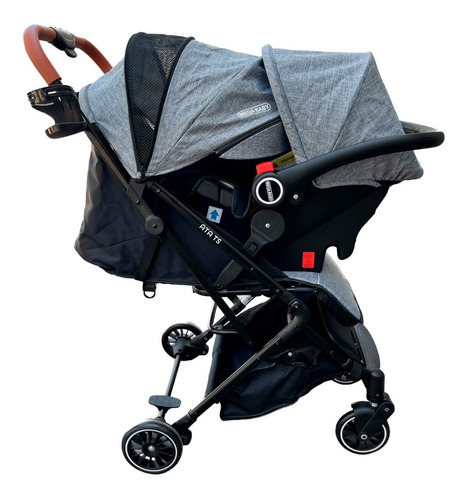 Imagen 9 de 10 de Cochecito Con Huevito Cuna Bebé Travel System Mega Baby Ata En Creciendo Oficial