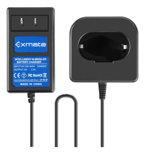 Cargador De Batería Ni-mh/ni-cd De 6 V Compatible Con Paslod