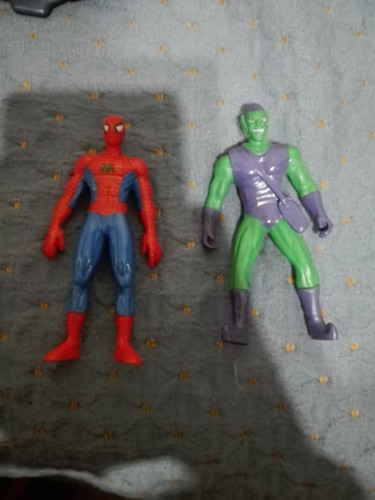 Spiderman Y El Duende Verde Marvel Figuras Fijas 10cm