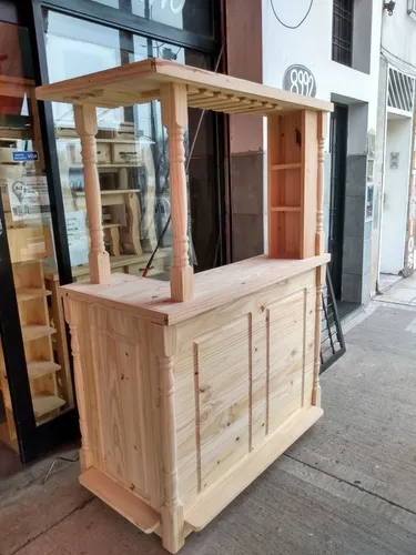 Mini Bar De Madera Para Casa