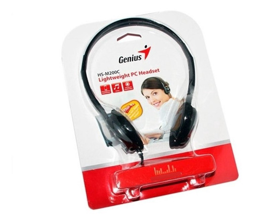 Imagen 3 de 6 de Auriculares Pc Genius Hs-m200c Con Microfono