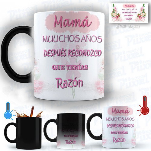 Taza Magica Regalo Dia De La Madre 10 De Mayo Mamá Modelo 4