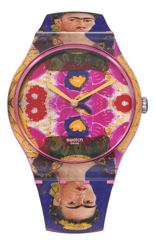 Reloj Swatch The Frame By Frida Kahlo Suoz341