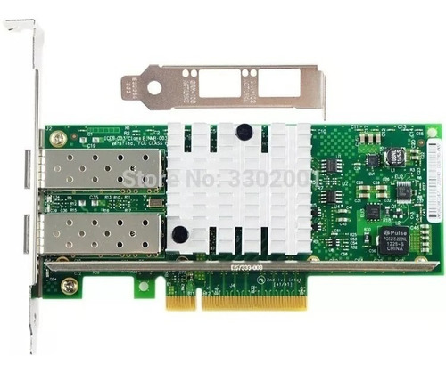 Placa De Rede Intel 10gbe X520-sr2 E10g42bfsr Server Dell Hp